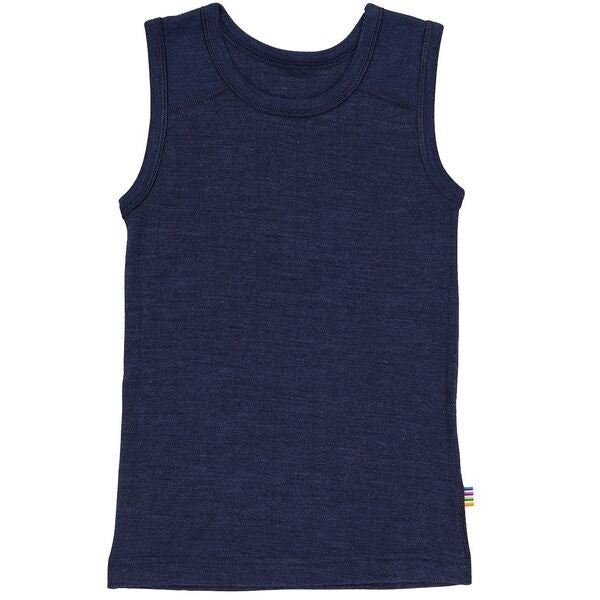 Uld/Silke Rib Navy Undertrøje - Joha → Luksusbaby.dk