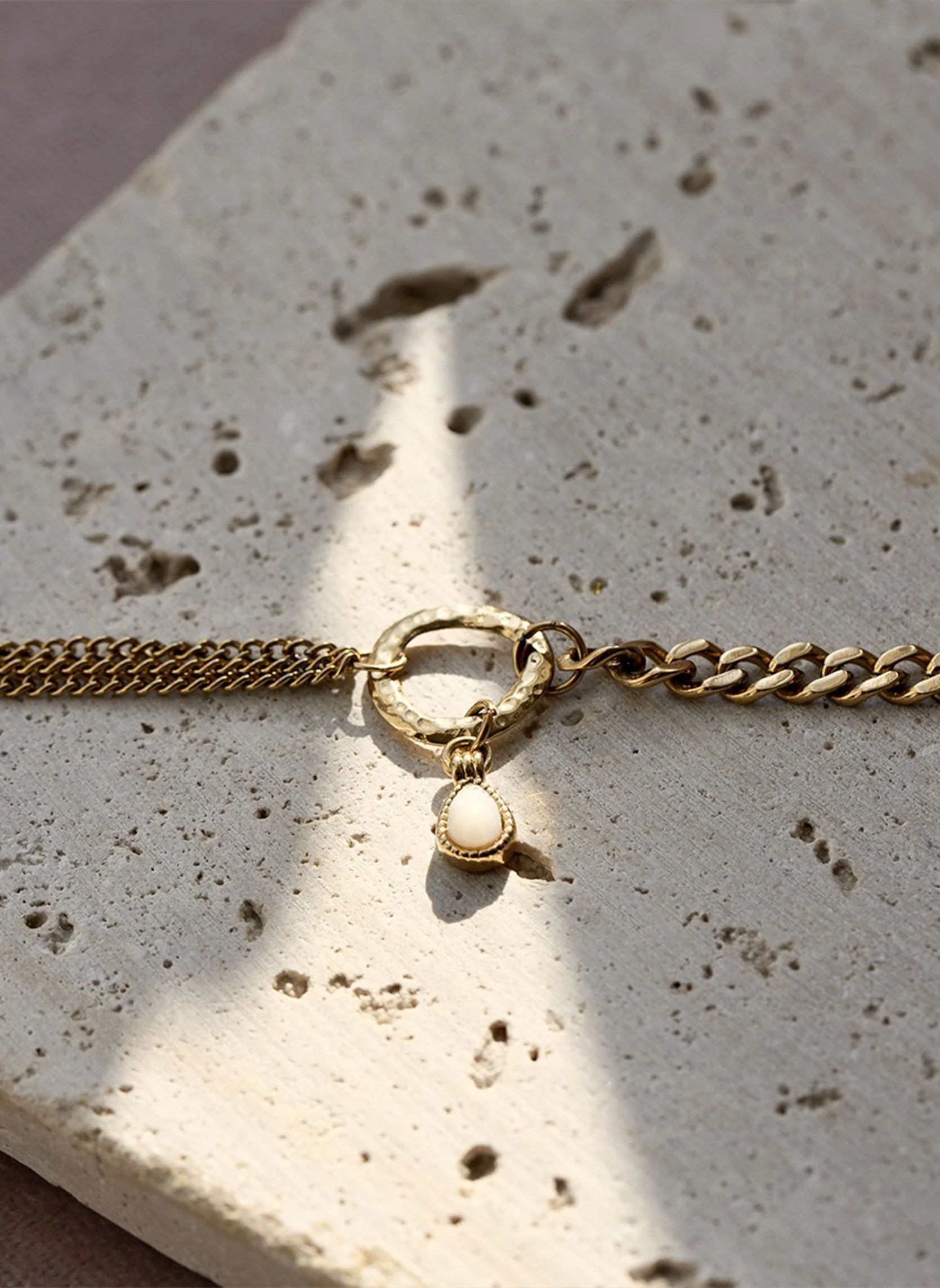 CHARA - Collier chaîne chara | Blanc