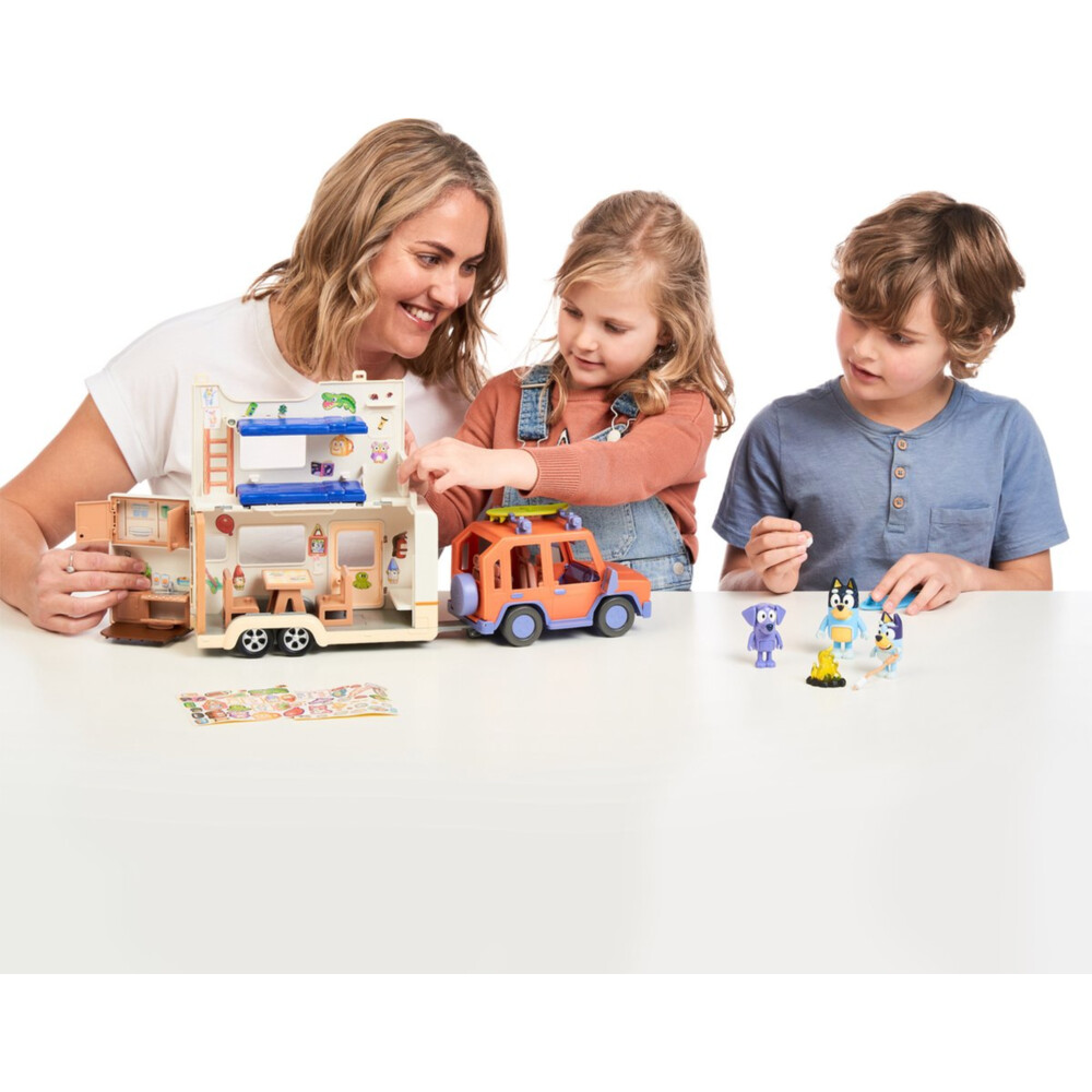 Bluey Auto en Kamper Speelset