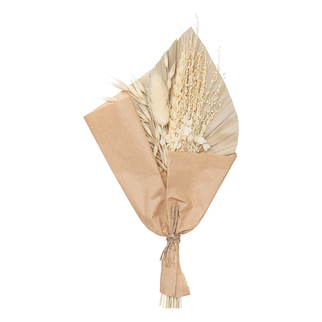 Mini bouquet de fleurs séchées naturelles H 31cm