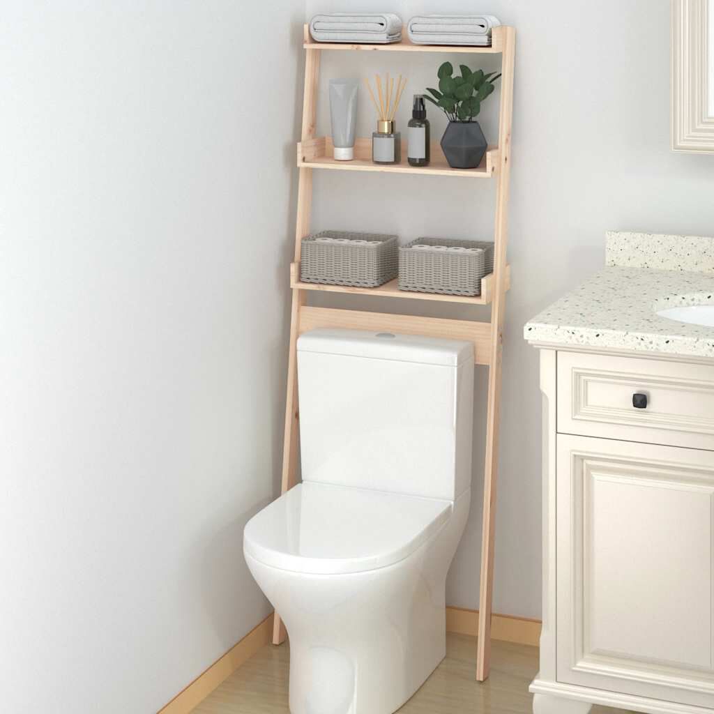 vidaXL Badkamerplank 63,5x32x179 cm massief grenenhout