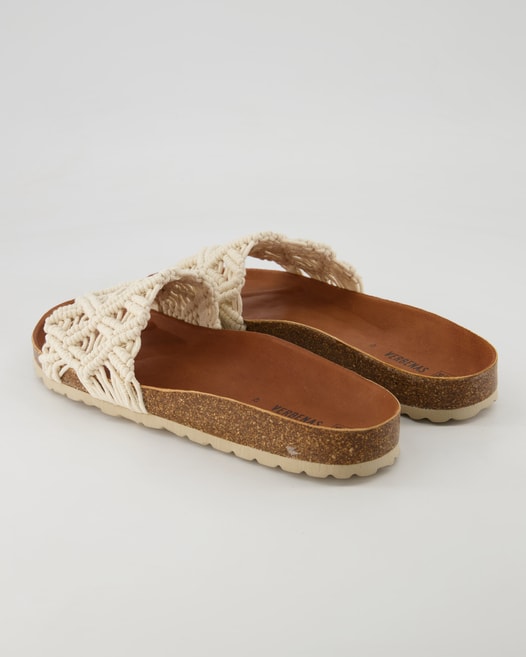 Verbenas Raga Knots Pantoletten in Beige