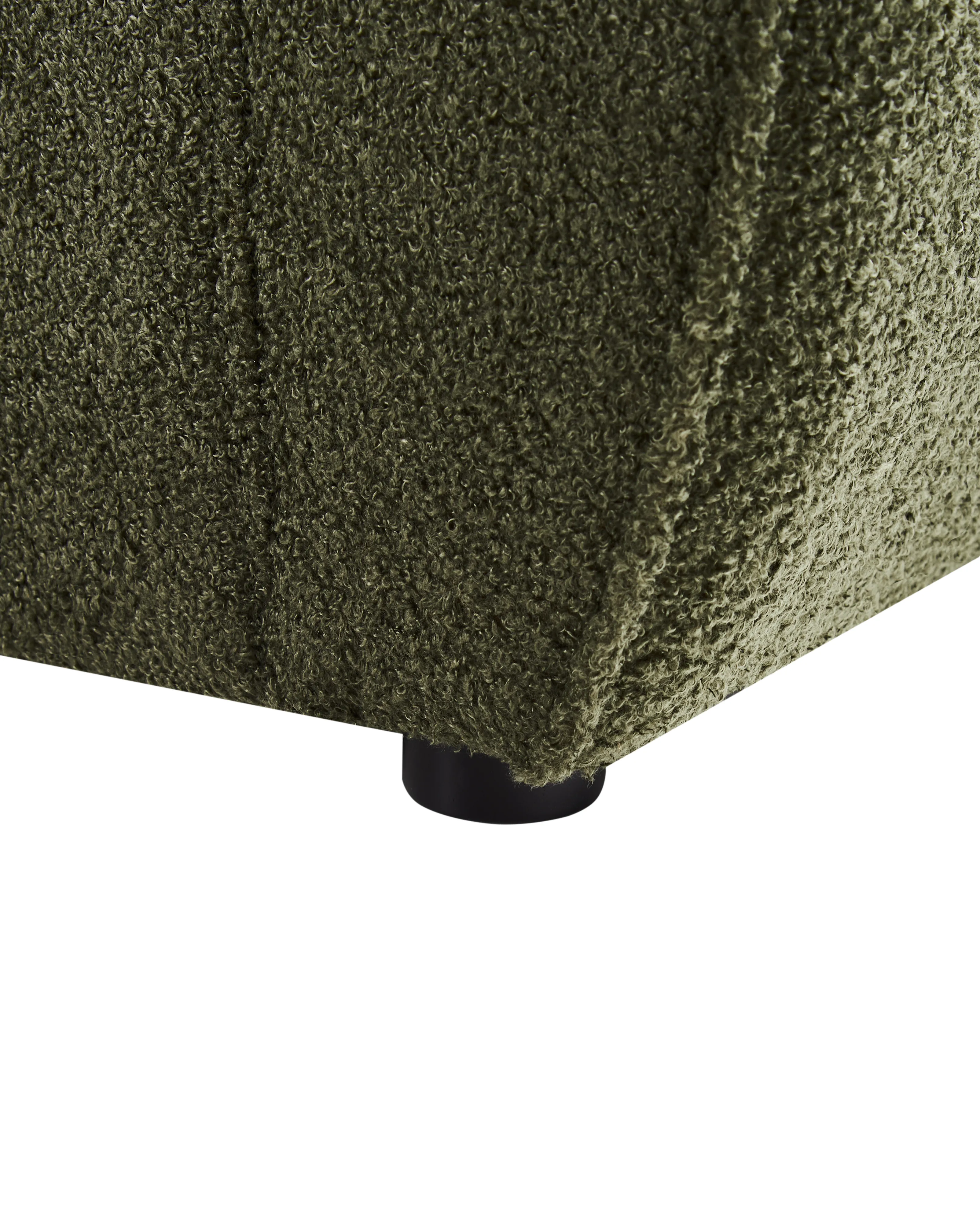 Fauteuil ELLEDE Bouclé Donkergroen