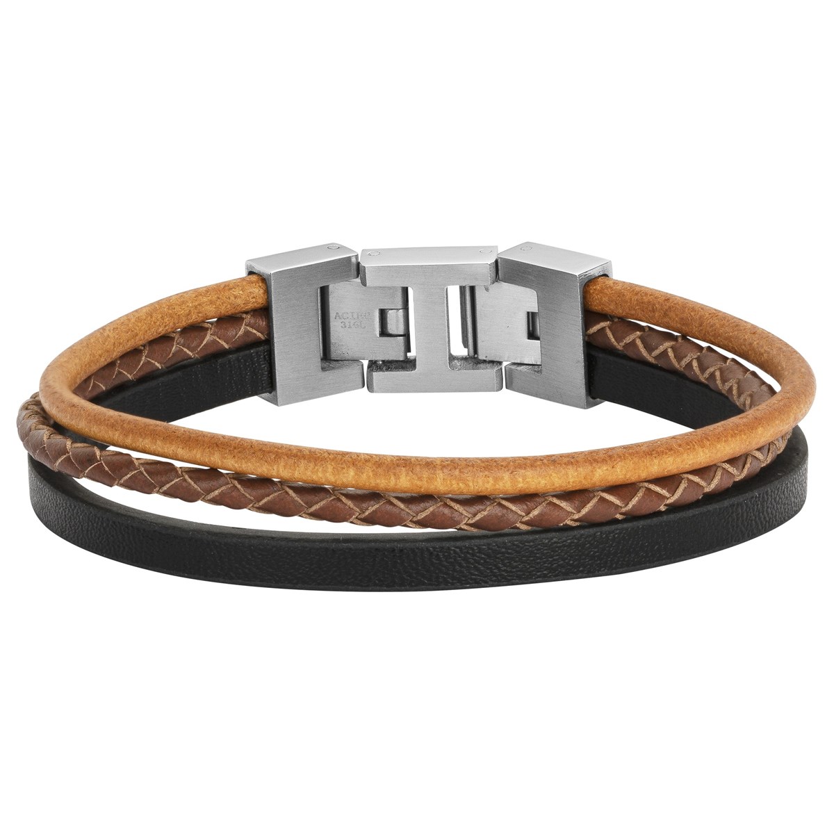 Bracelet souple Kenneth en Acier 316L