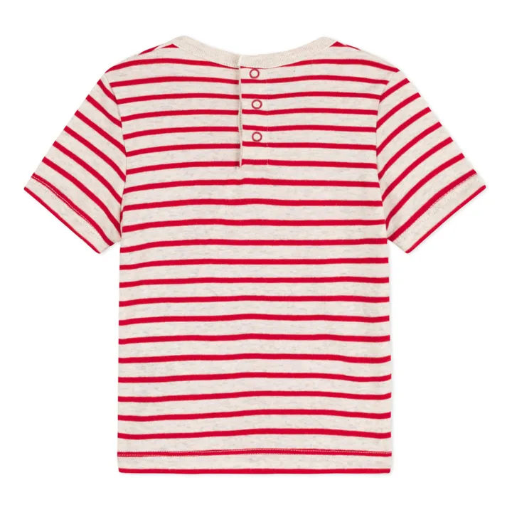 Petit Bateau T-shirt Manches Courtes Chiné | Rouge