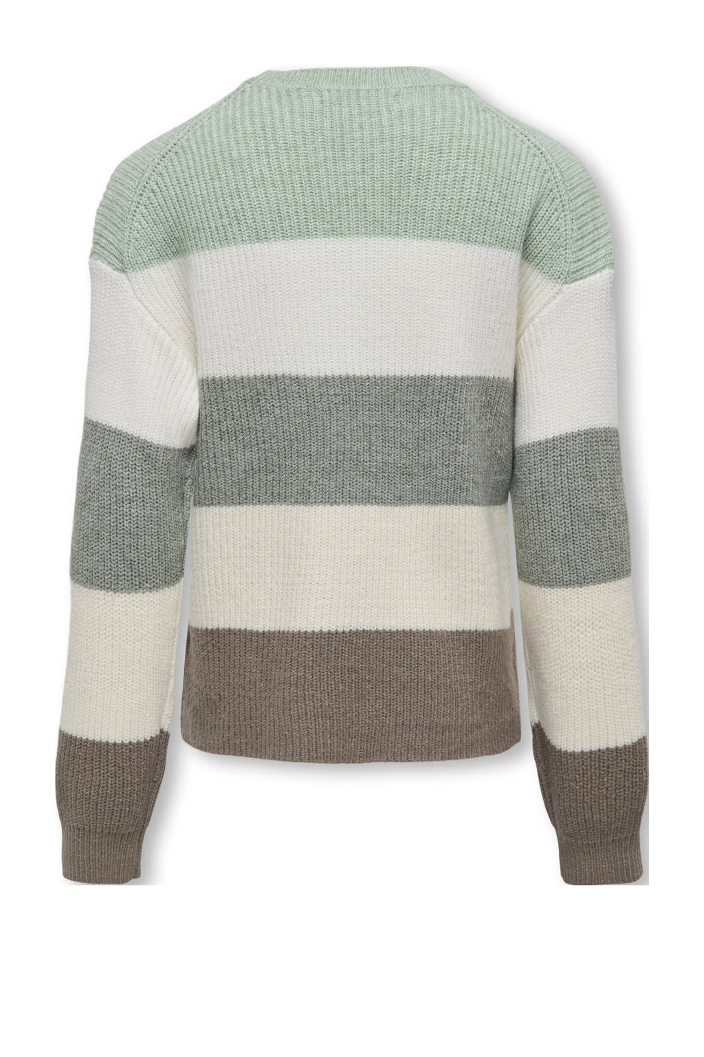 ONLY gebreide trui KOGSANDY groen/bruin/beige