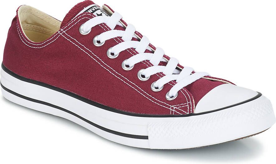 CONVERSE Sneakers laag 'Chuck Taylor All Star' karmijnrood wit