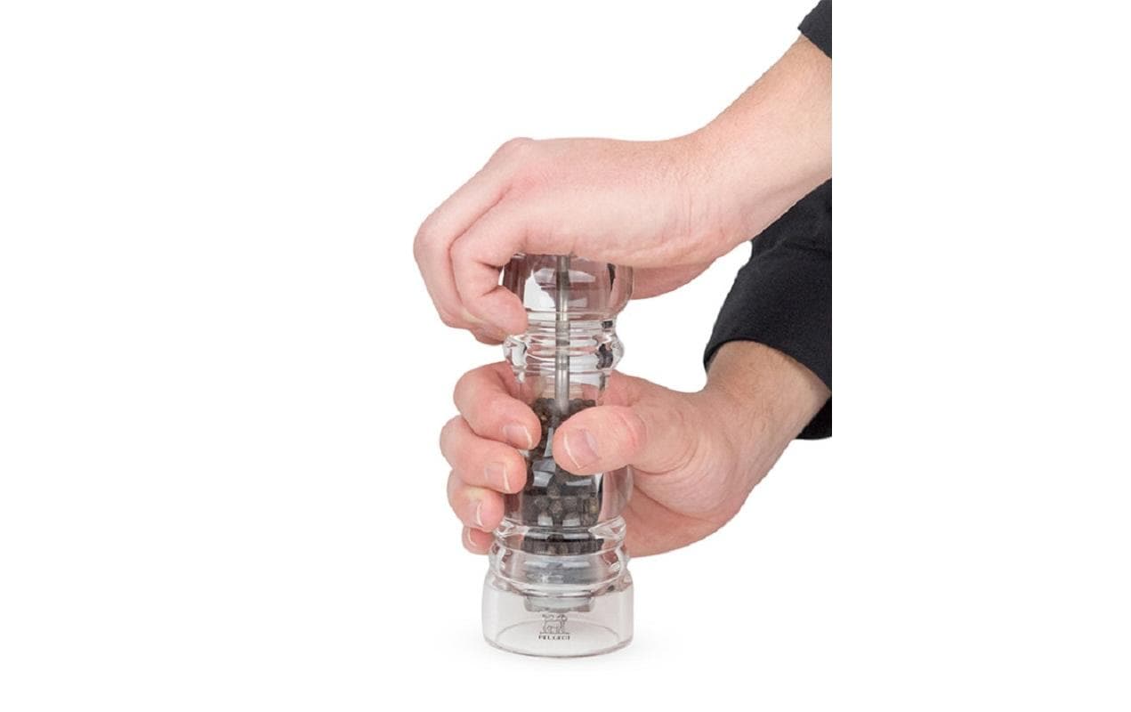 Pfeffermühle Nancy 12 cm, TransparentGewürzmühle für Pfeffer