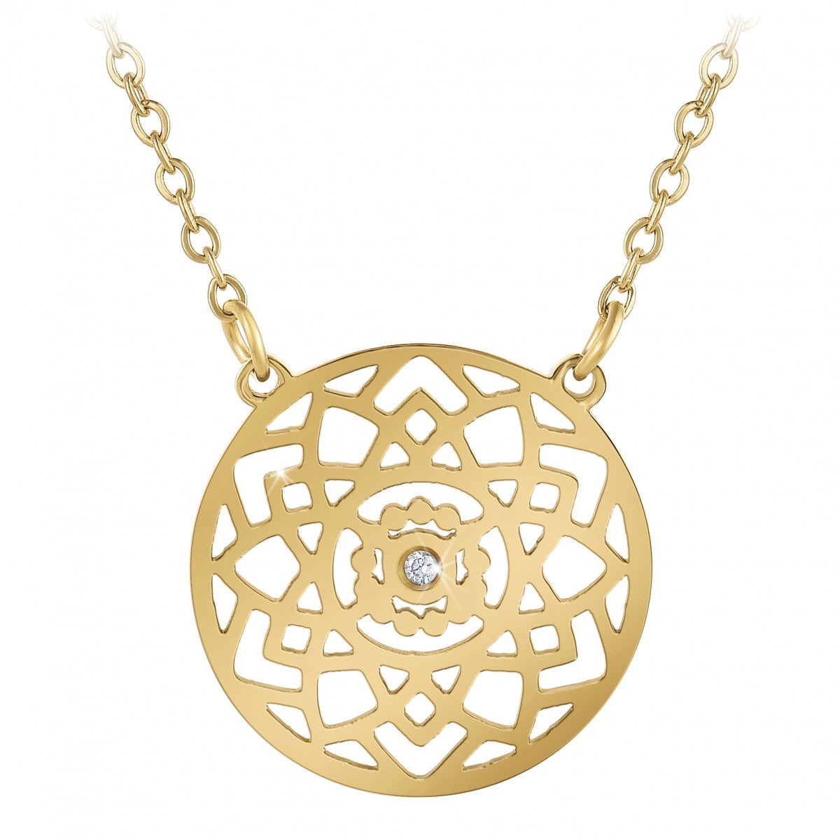 Collier par SC Bohème orné d'un véritable diamant blanc
