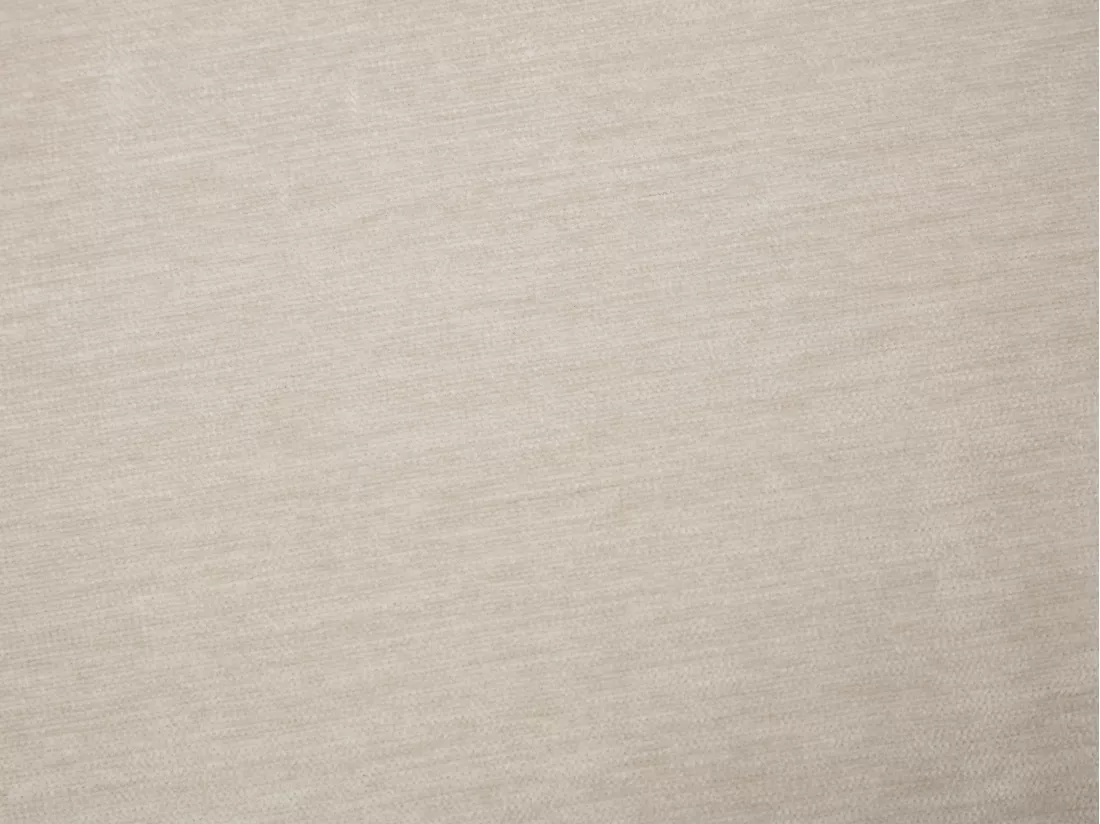 Lot de 2 tabourets de bar en tissu et métal blanc - Hauteur réglable - Crème - LAJUNIA