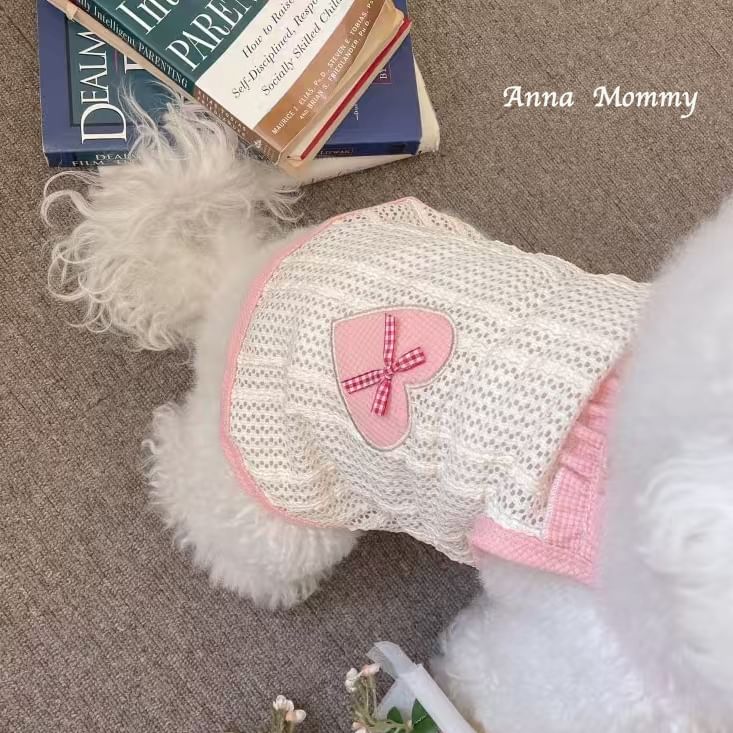 tanvtim - Ribbon Heart Pet Top