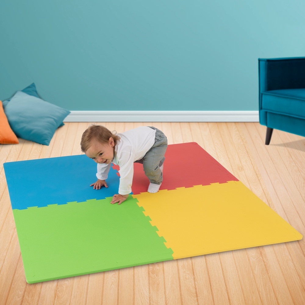 Play Factory bunte Schaumstoff-Spielmatte für Babys