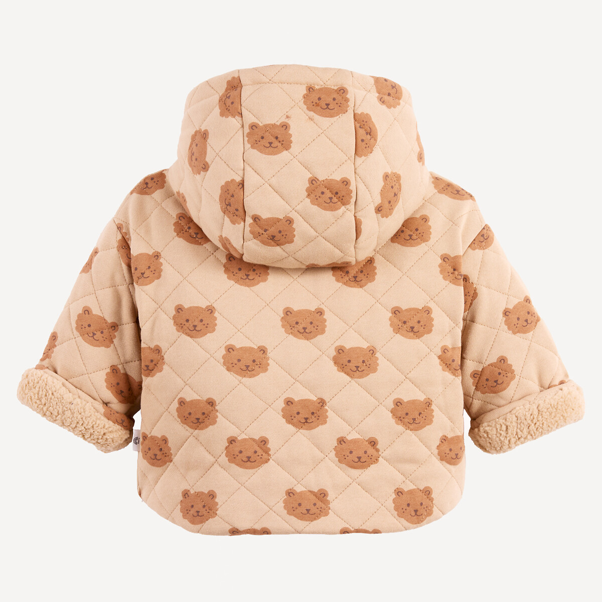 COLEÇÃO LA REDOUTE<br>Colete com forro de sherpa e capuz