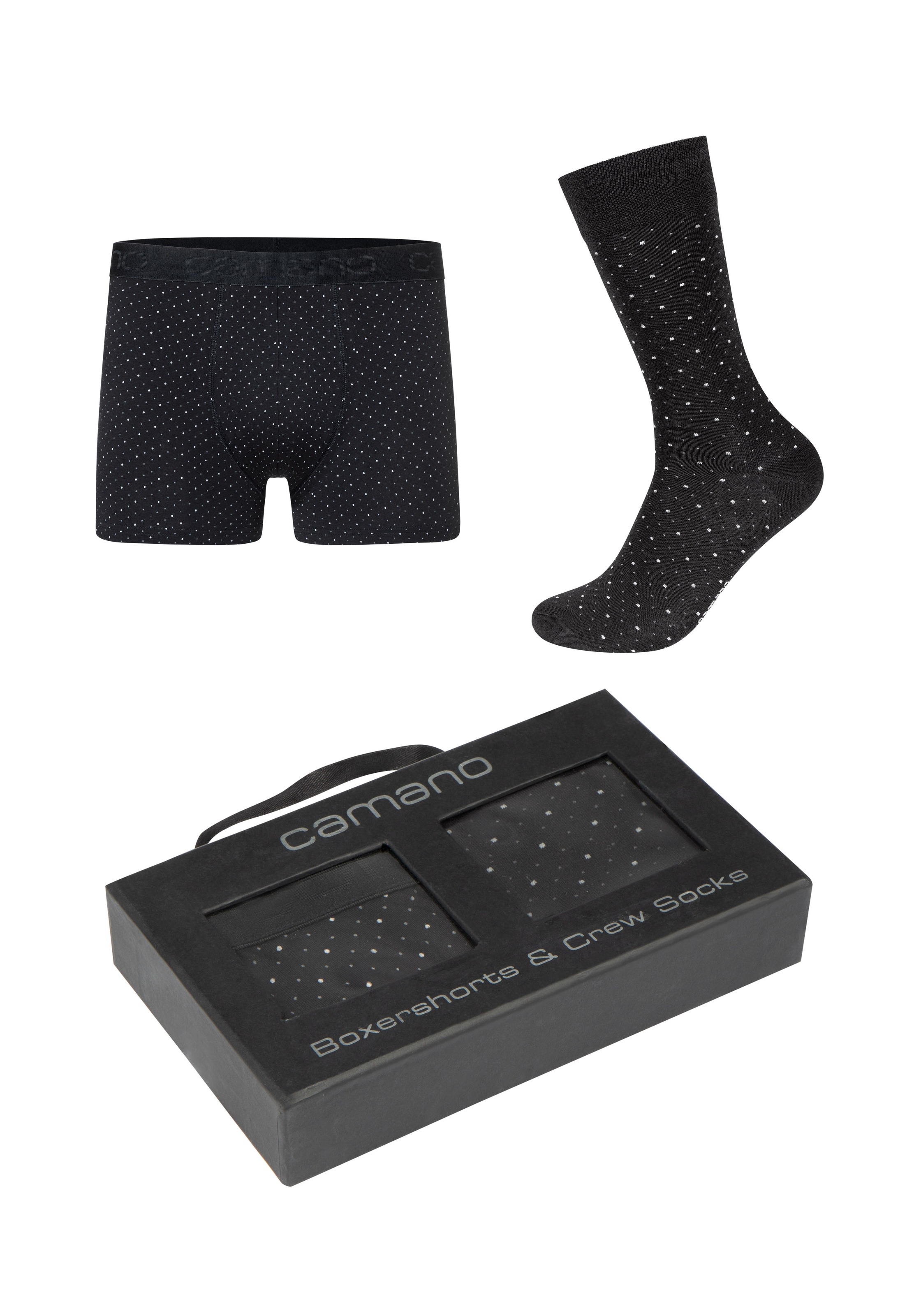 Camano Sneakersocken »comfort« 2 Paar tlg. mit elastischem Bund
