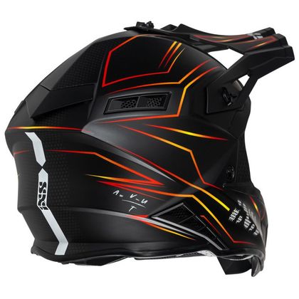 Casque cross IXS IXS189FG 2.0 2023 - Noir / Rouge