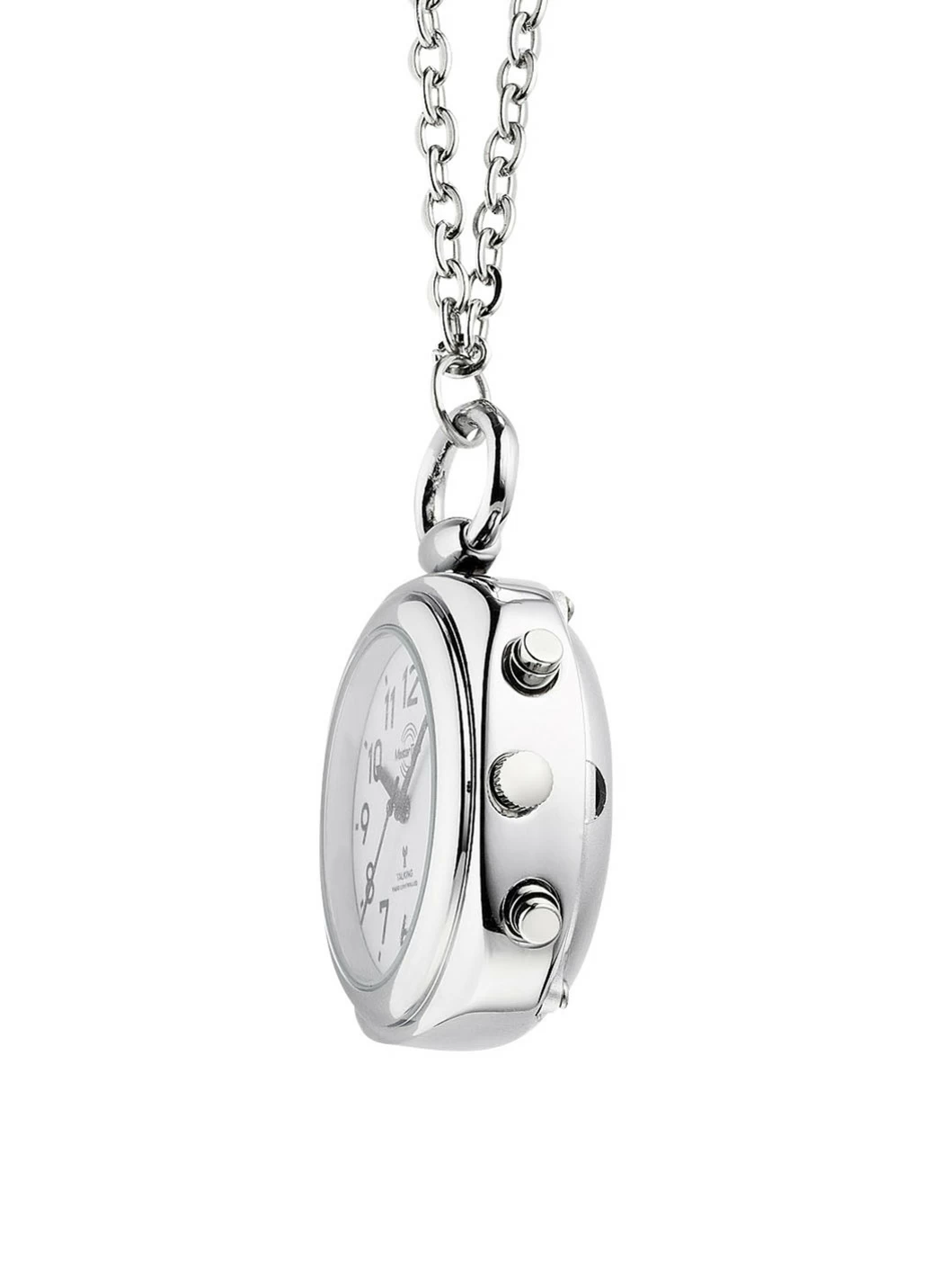 Funk-Anhängeruhr mit sprechender Zeitansage auf Knopfdruck