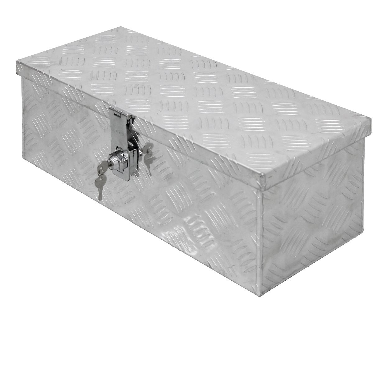 ECD Germany Aluminium Gereedschapskist 57 x 22 x 19 cm - Afsluitbaar - Gereedschapskoffer, Gereedschapskist, Gereedschapskist, Aluminium Kist, Transportkist, Disselkist, Vrachtwagenkist