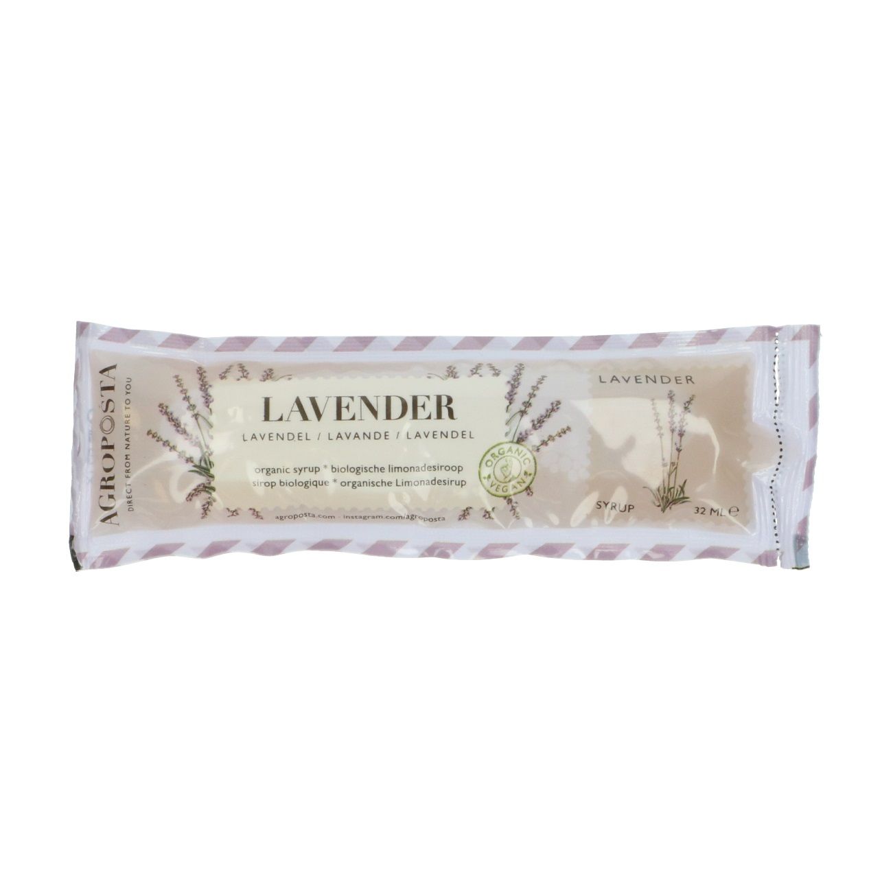 Limonadesiroop, lavendel, zakje 32 ml