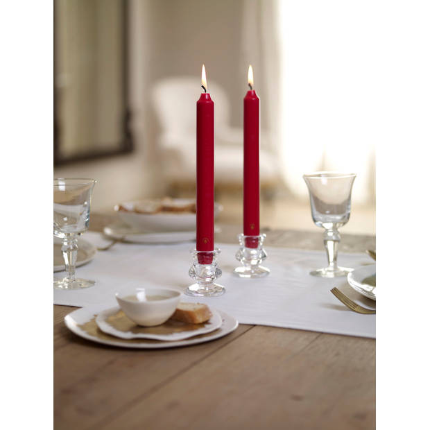 Gouda kroonkaars - rood - doos met 8 stuks