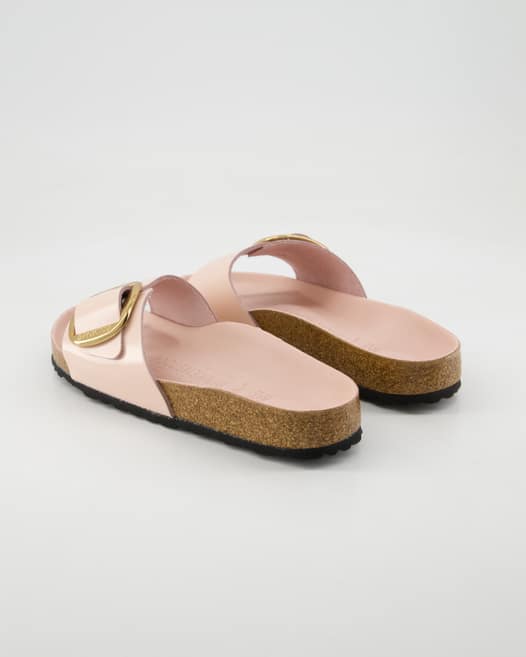Birkenstock Madrid Big Buckle Pantoletten in Rosa
