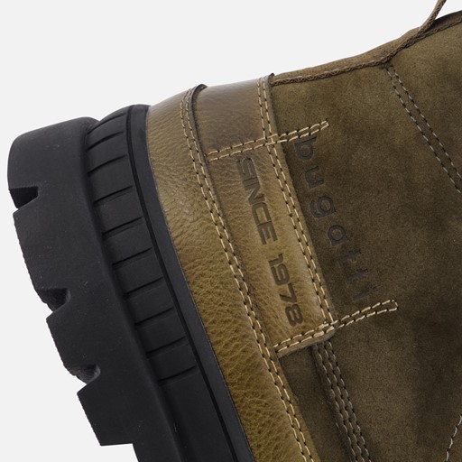 Bugatti Pallario Comforta Veterboots groen Suede