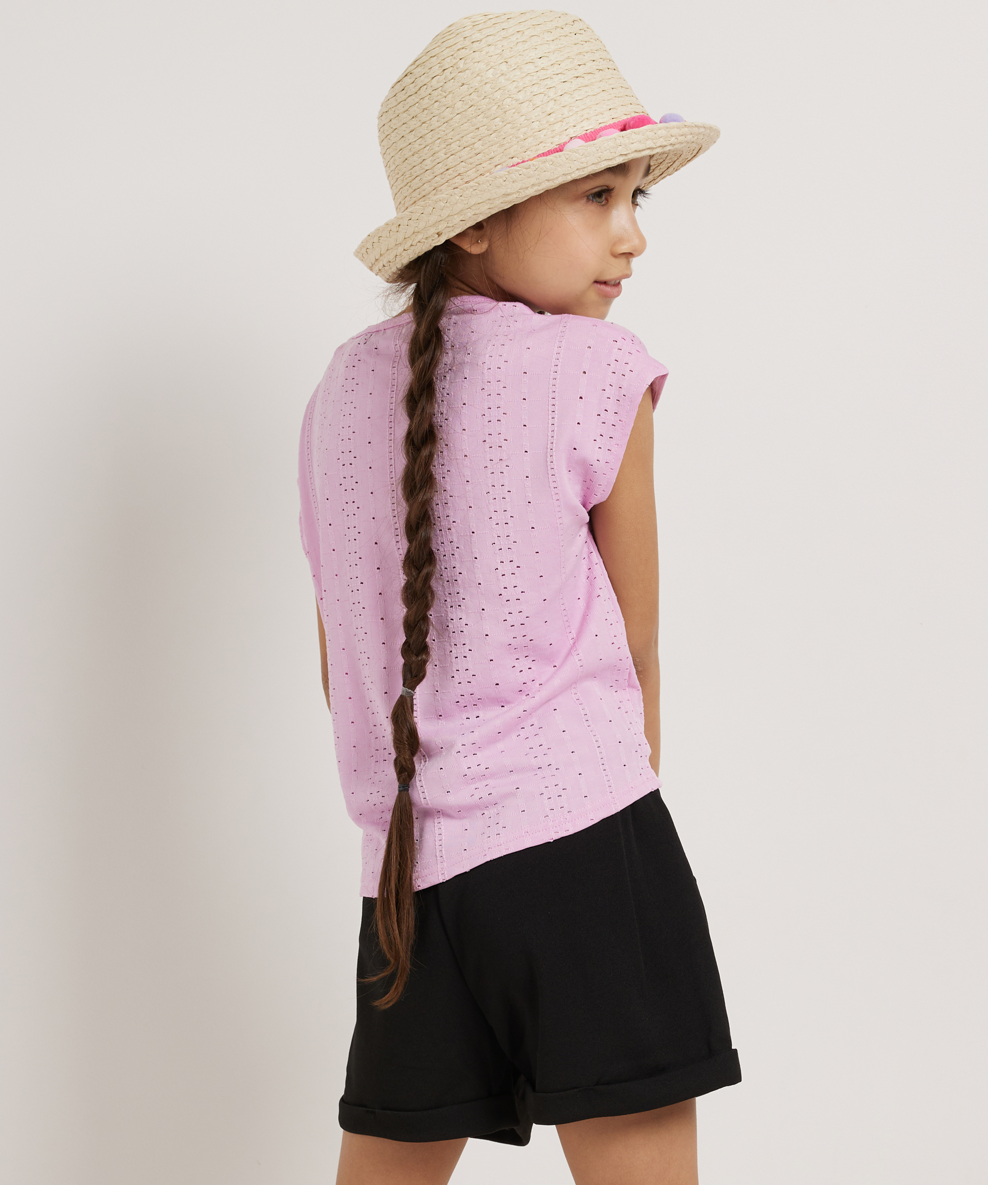 jersey knoop t-shirt