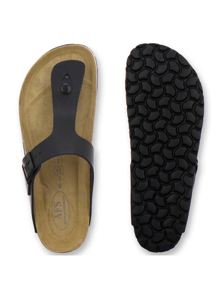 Sandalen Herren Leder schwarz