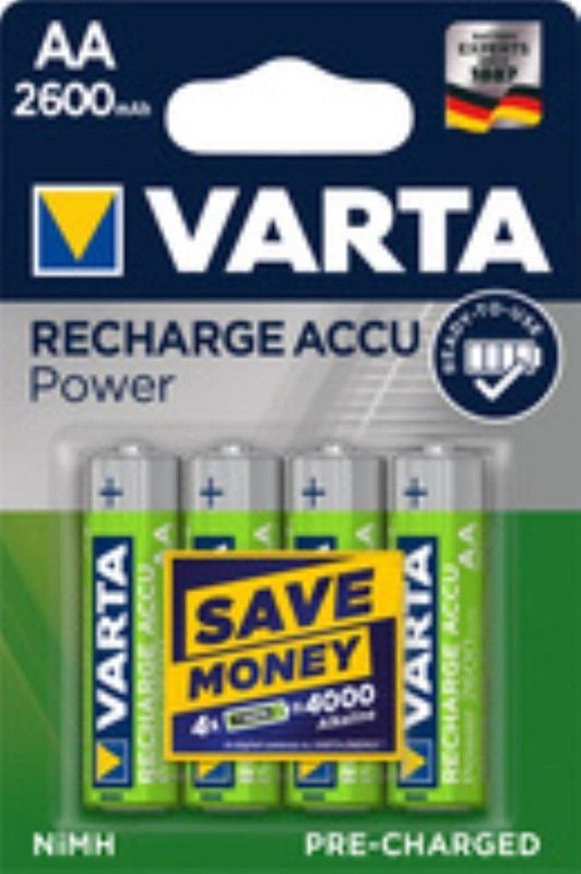 Varta - Recharge Accu Power - AA Batterijen - 2100 mAh - 2 Stuks