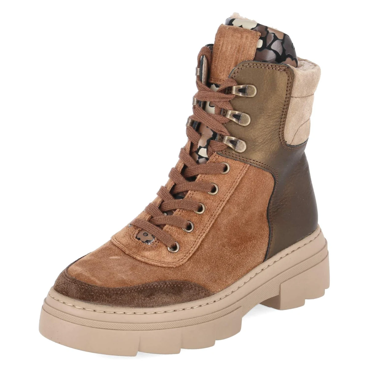 WaldläuferBoots-SAIGA - WOOD COGNAC NUBA