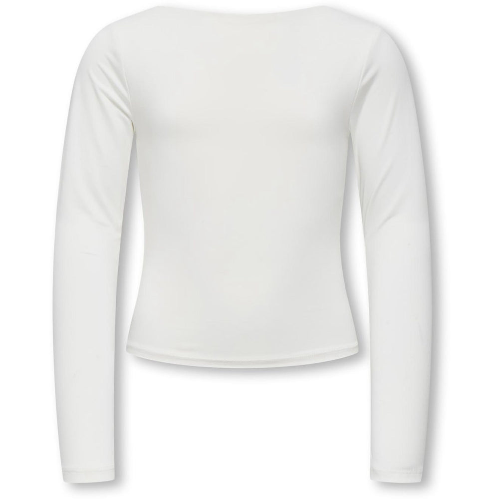 Køb kids ONLY Cloud Dancer Kogea L/S 2-Ways Fit Top Cs Jrs Noos