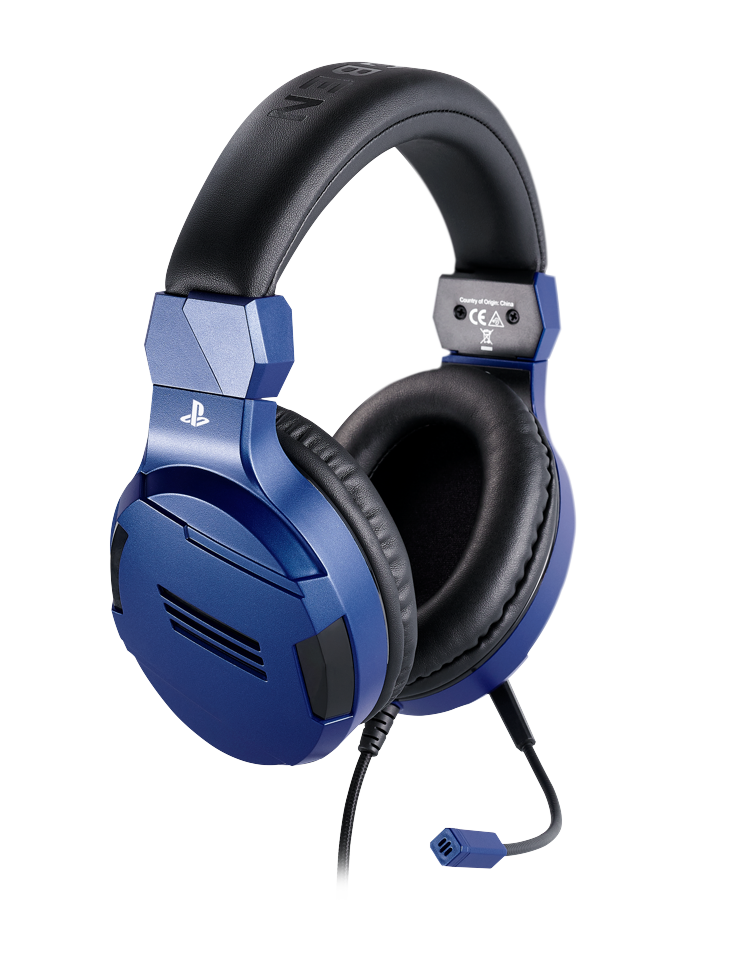 BigBen Interactive PS4 Gaming Headset V3 - Blue - Headset - Sony