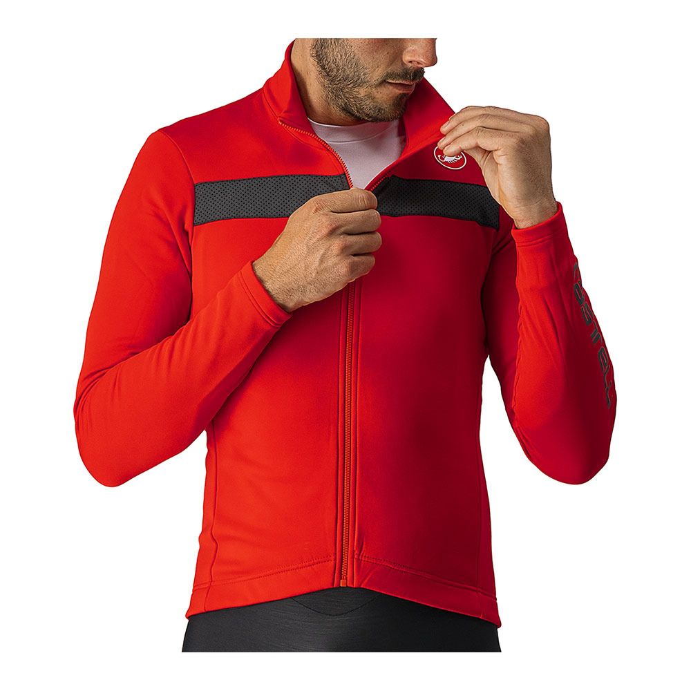 Castelli PURO 3 FZ - Maillot Homme red/black reflex