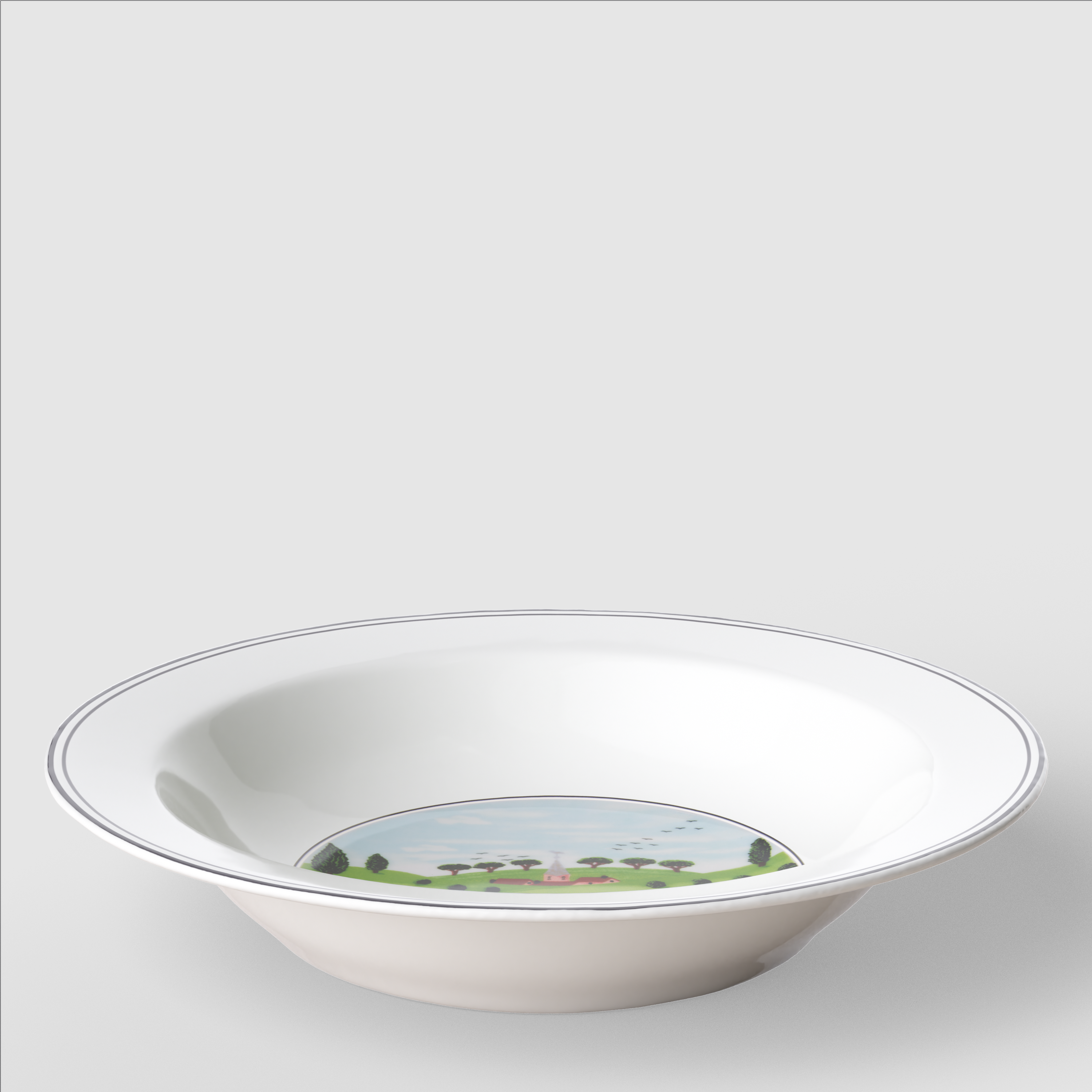 Design Naif Centerpiece bowl Multi-colored, 7.5 oz, Premium Porcelain