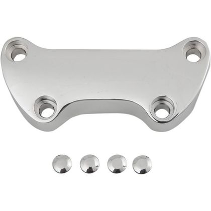 Couvercle Drag Specialties Smooth pour pontet de guidon Harley davidson Universel - Gris