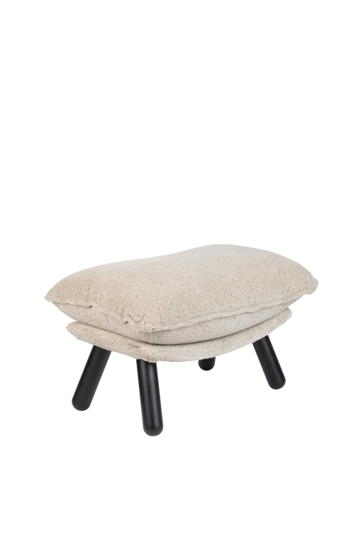 Zuiver Lazy Sack voetenbank lichtgrijs