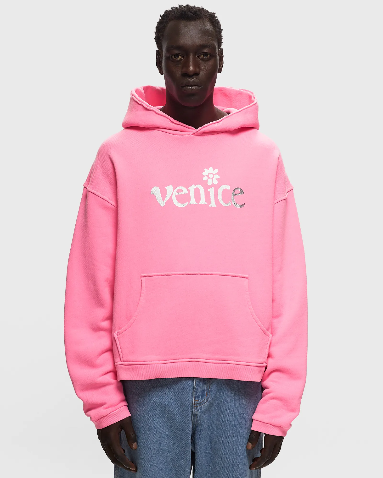 MOLETOM COM CAPUZ ERL SILVER PRINTED VENICE