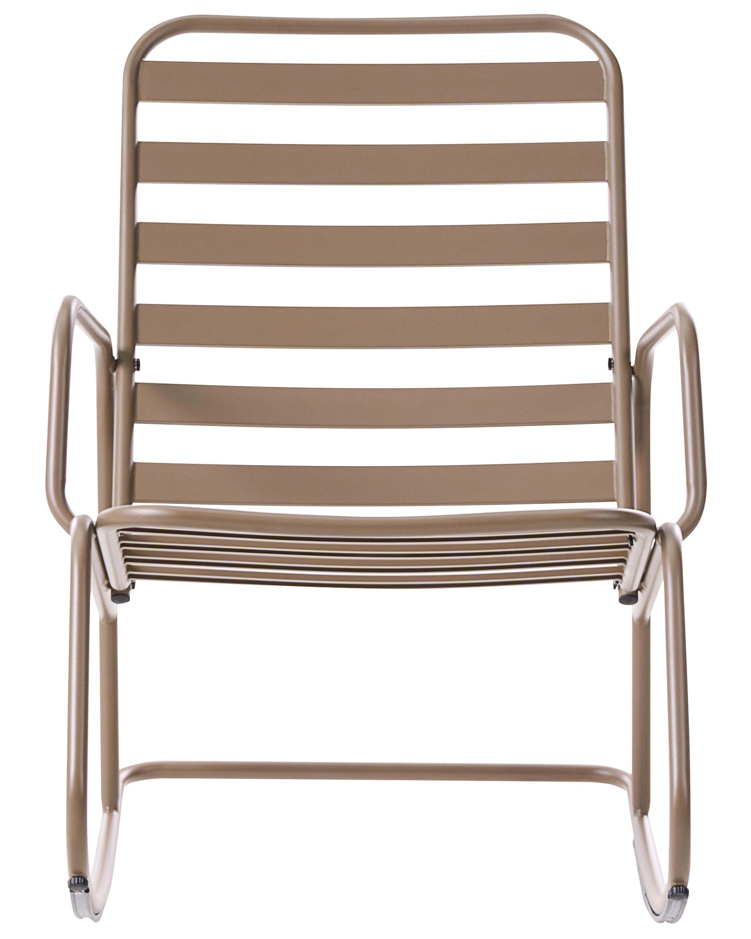 Tuinschommelstoel TURI Metaal Taupe