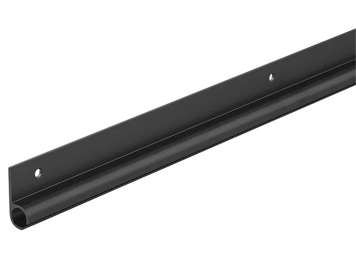 ProPlus 45° 100 cm aluminium tentrail - Black