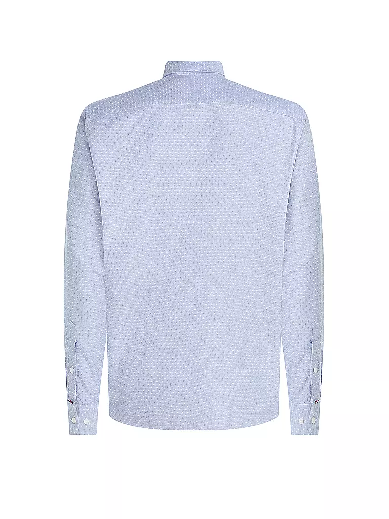 TOMMY HILFIGER Hemd Regular Fit DOBBY hellblau
