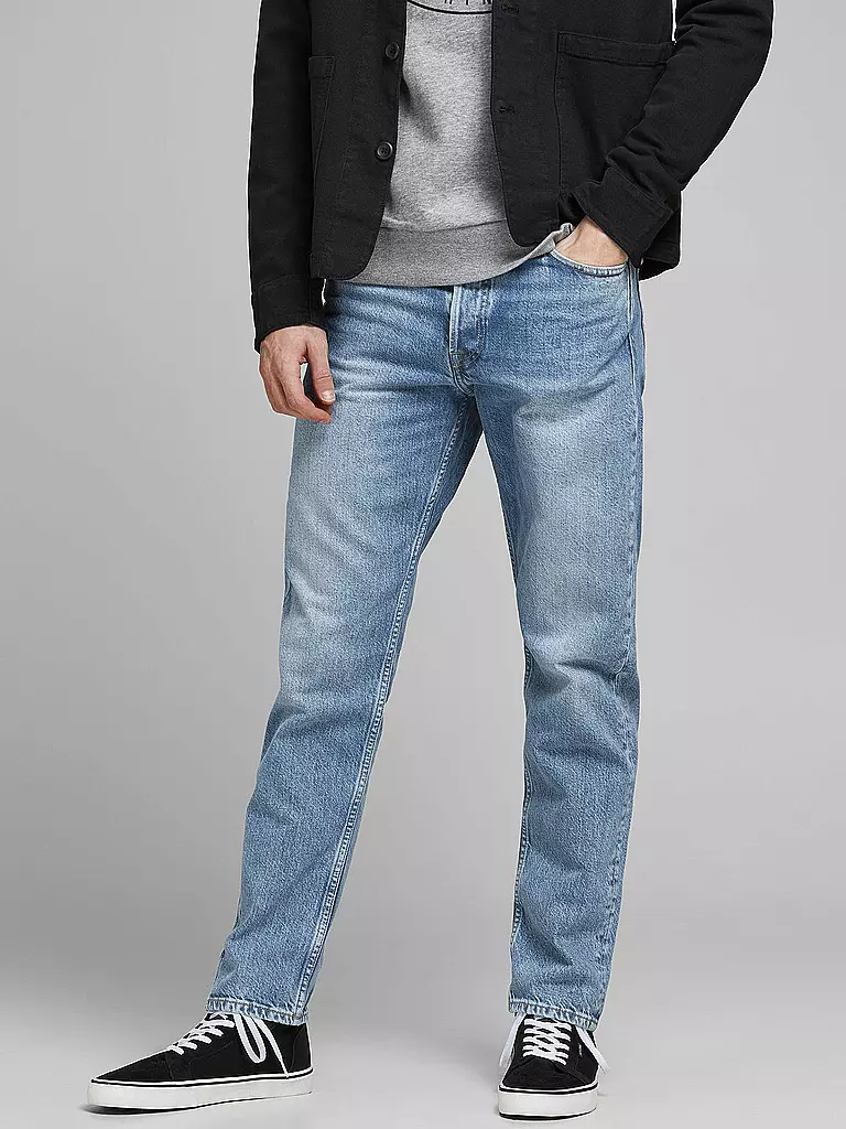 JACK & JONES Jeans Regular Fit JJICHRIS  blau