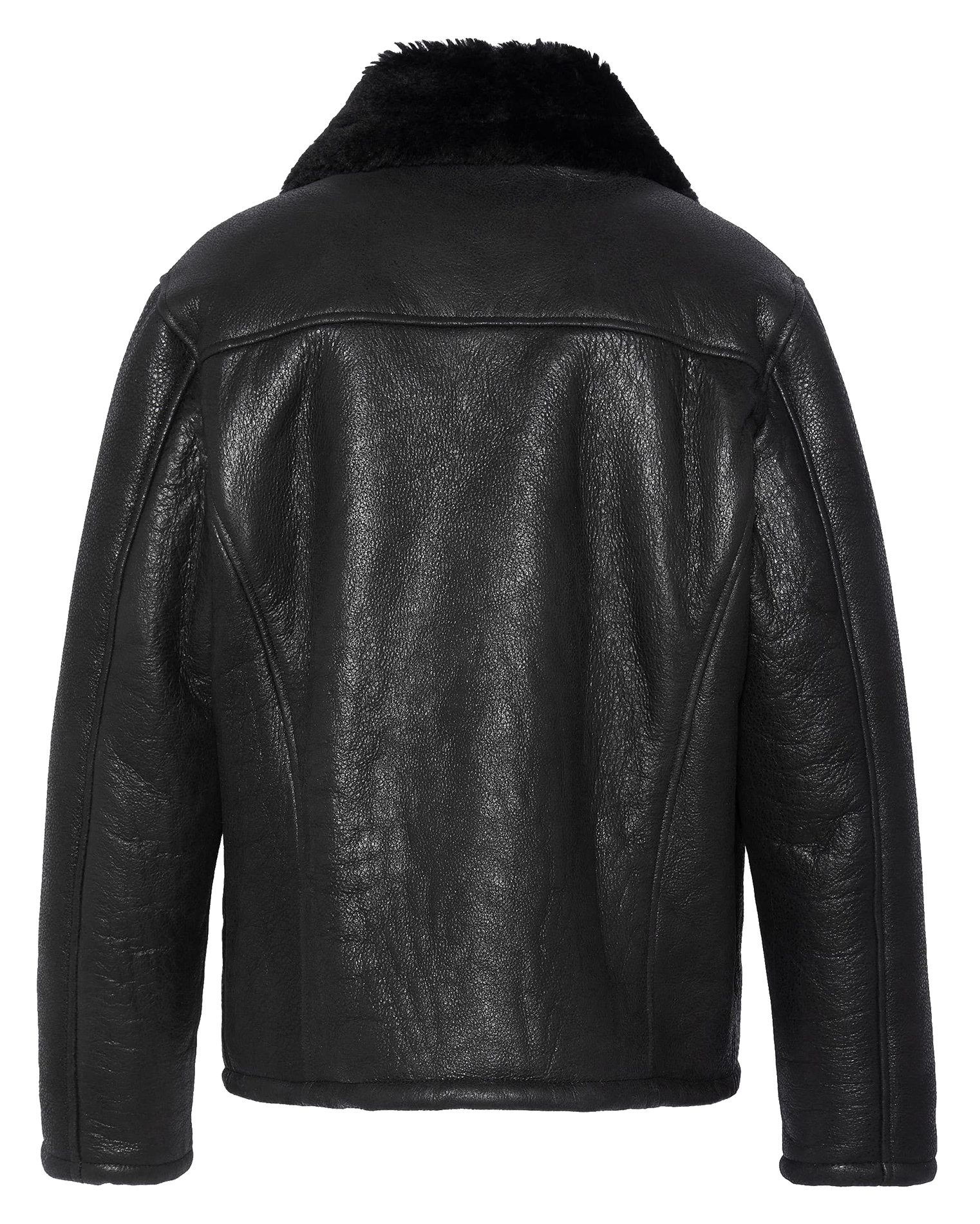 Bombardier en cuir | Noir