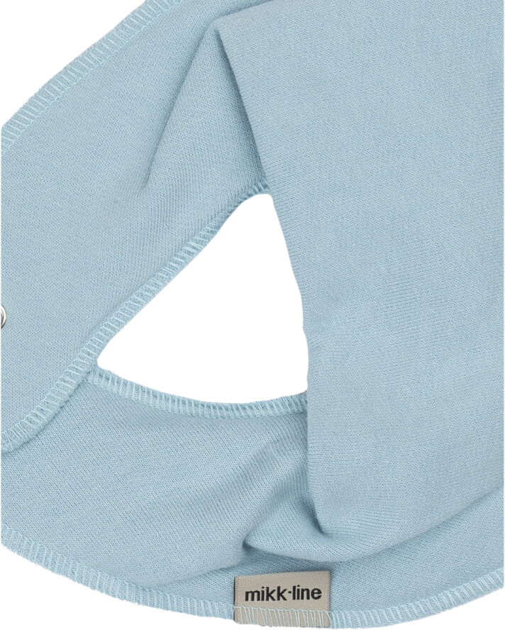 Mikk-Line Cotton Bibs - Triangle Aqua