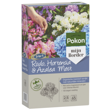 Pokon rhododendron, hortensia & azalea mest 2,5 kg