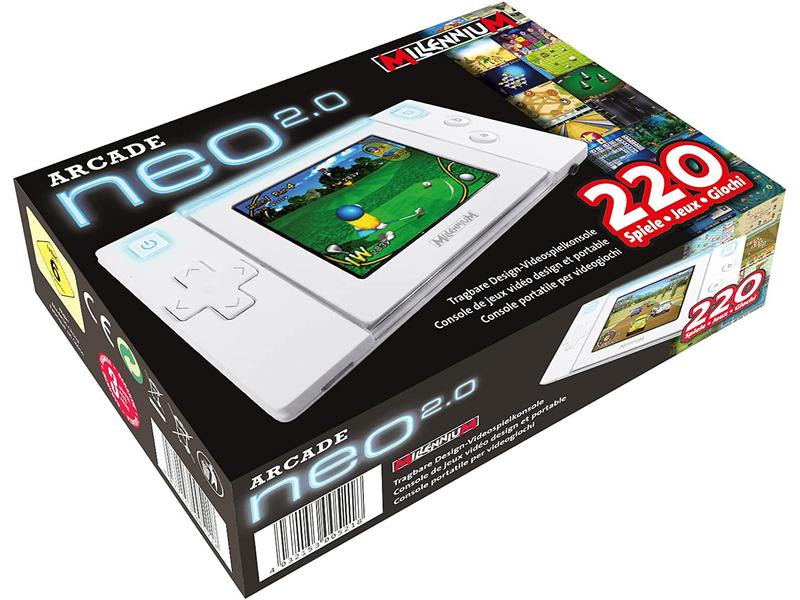 GAME Handheld Millennium Arcade Neo 2.0 Tragbare Spielkonsole mit 220 Spielen