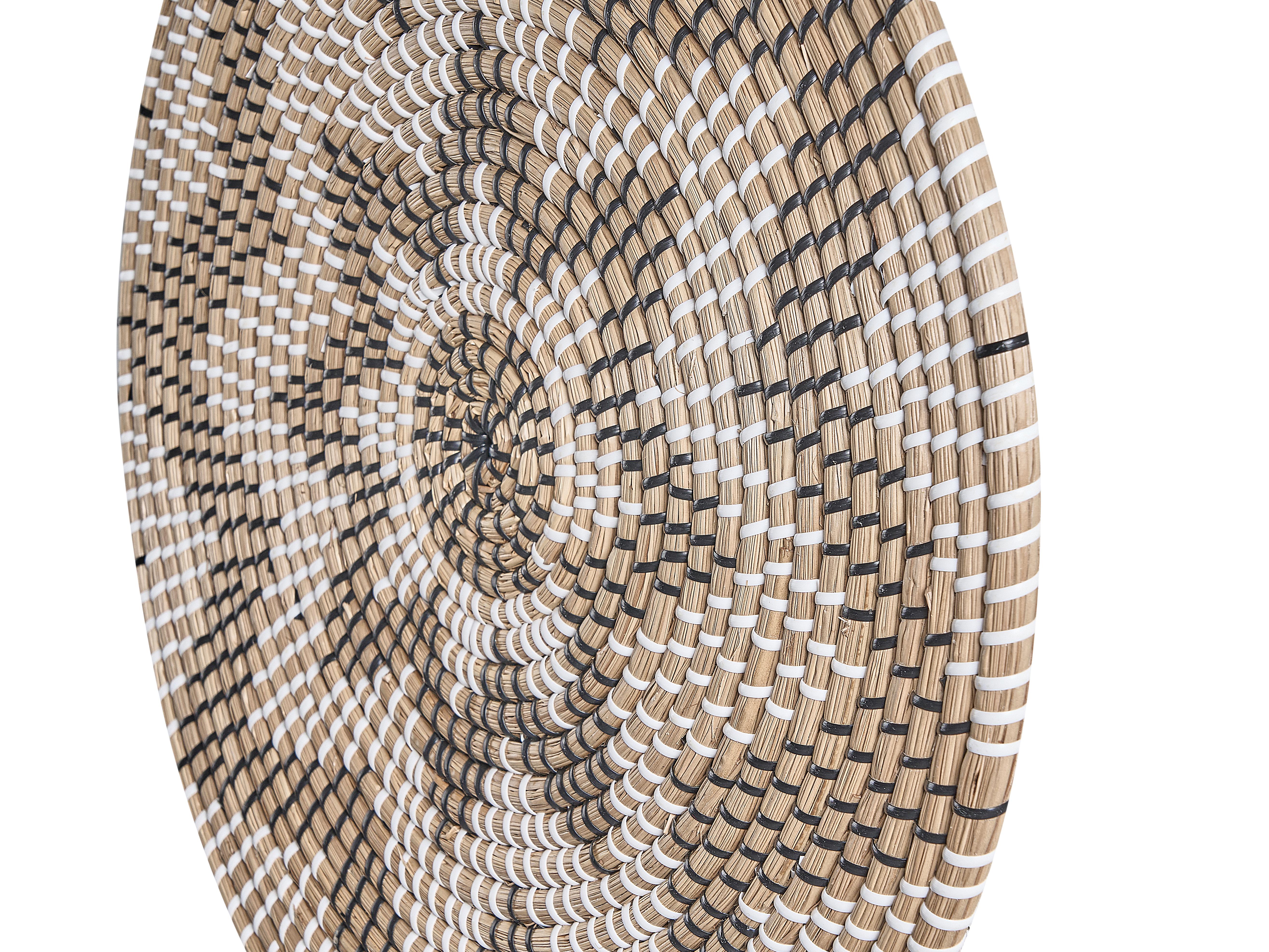Set van hangende decoraties LAOCAI Zeegras 45/40/30/20 cm Zwart