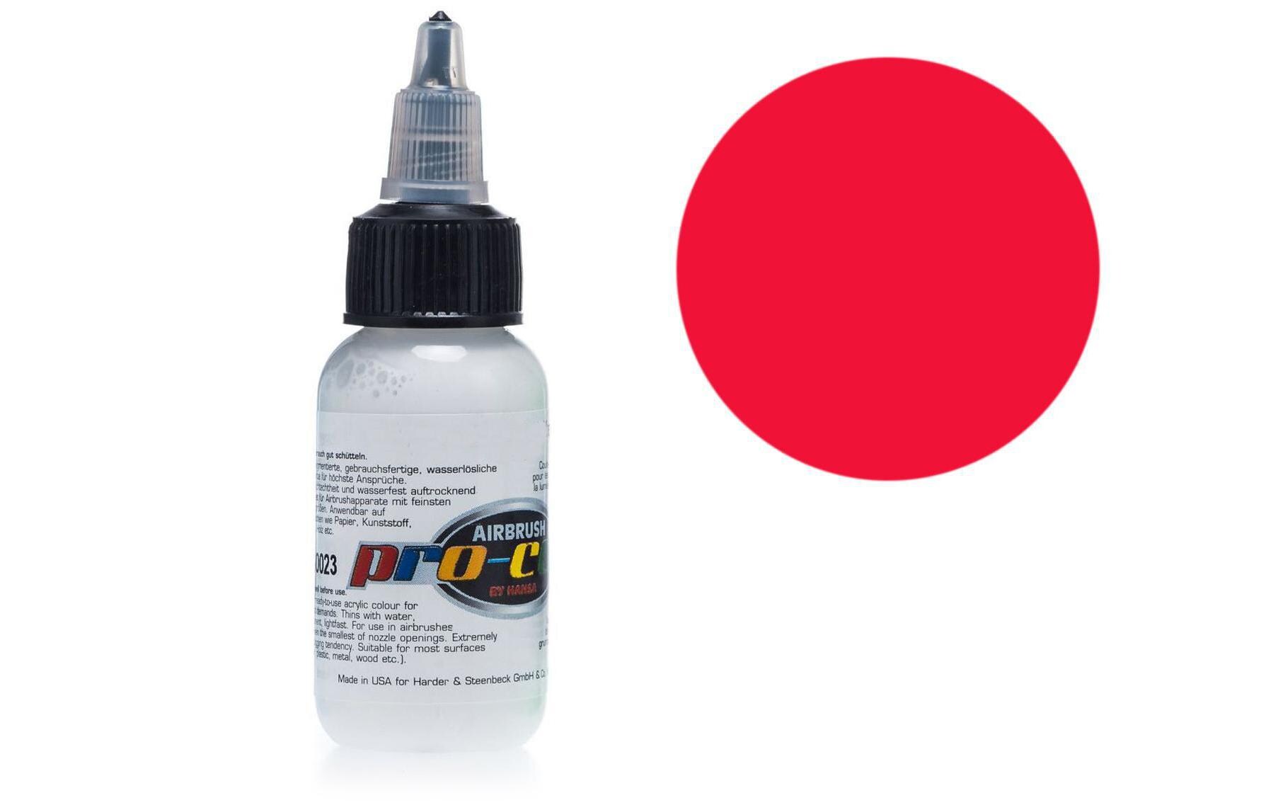 Bodypaint Airbrushfarbe Rot 30mlBodypaint Airbrushfarbe