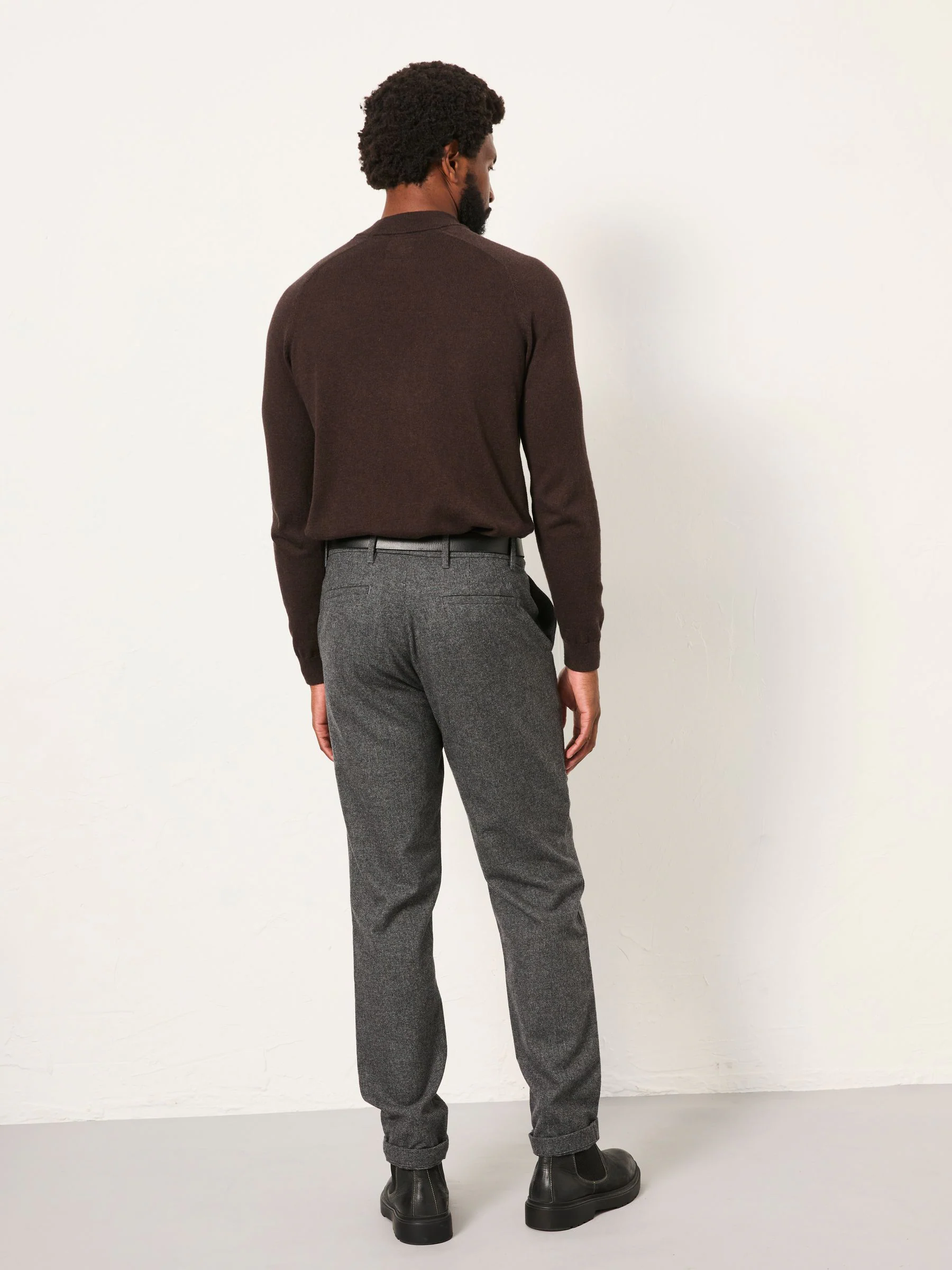 Grijs - FatFace Tailored Fit Wool Mix Trousers