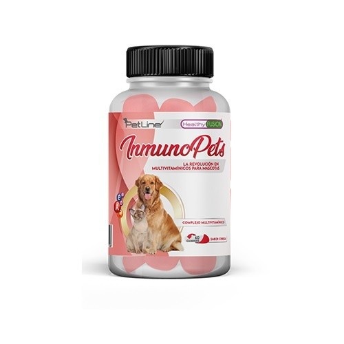 Pet Line Immune Complexo Multivitamínico para Cães e Gatos