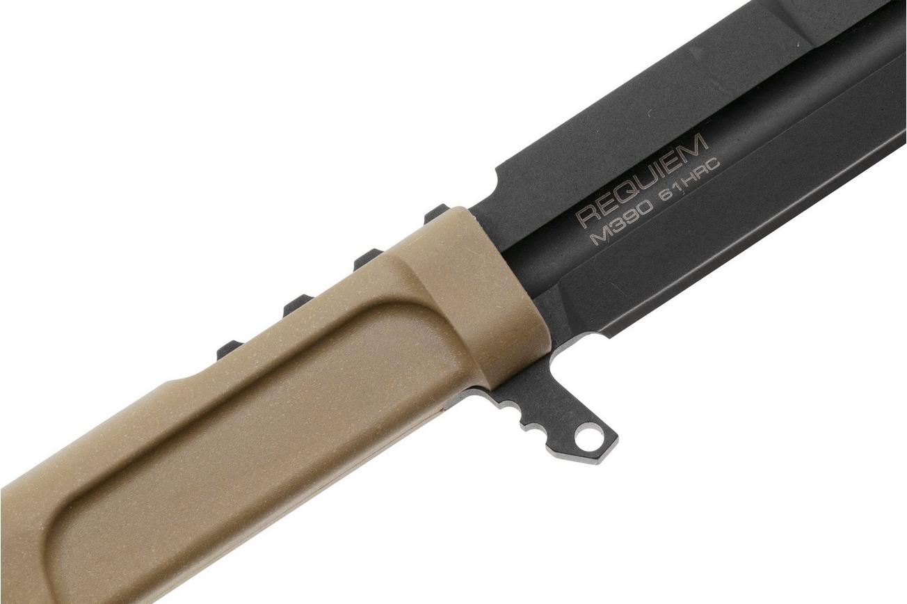 Extrema Ratio Requiem 04.1000.0478/M3/BLK-HCS, Black Böhler M390, HCS Forprene vaststaand mes
