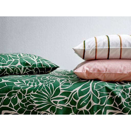 Södahl Organic Stripe Sengetøj, Hvid, 140x200 cm